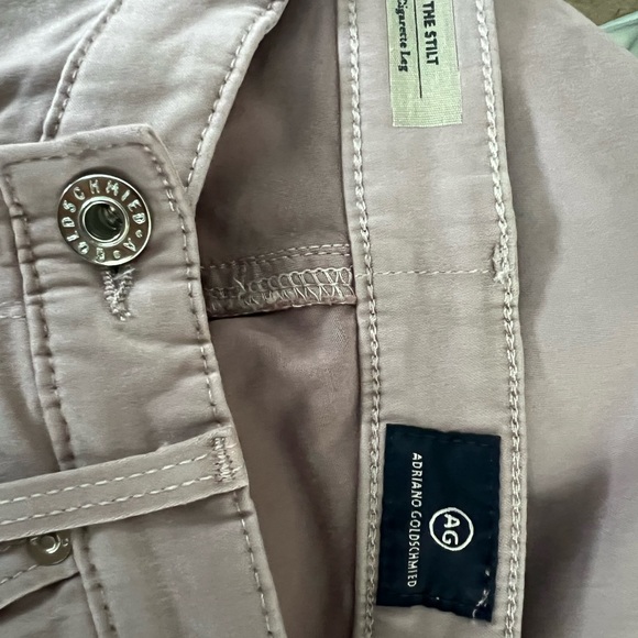 ag adriano goldschmied The LeggingSkinny Ankle Stretch Jeans Waxed Blush Size 25 - Picture 5 of 5